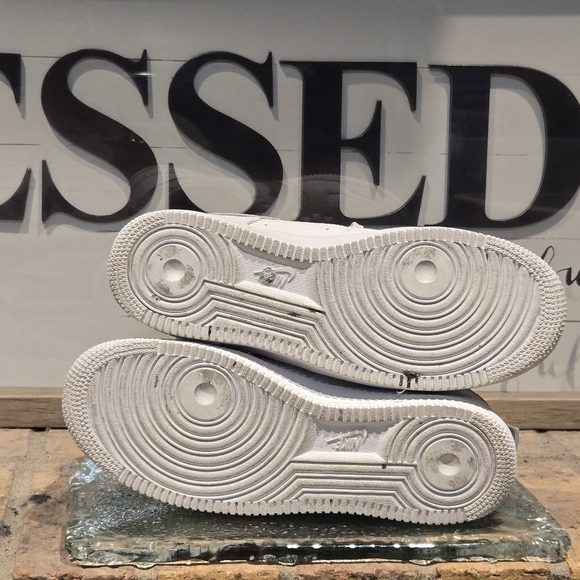 Nike Air Force 1 Low White Grey Black Mns Sz 8 'Under Construction' #BQ4421-100 - Picture 8 of 8